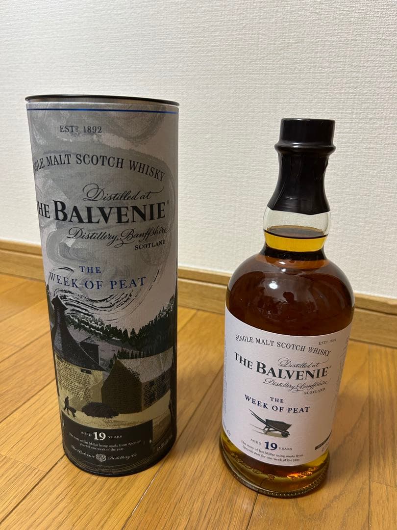 最終値下げBALVENIE 19年 THE WEEK OF PEAT
