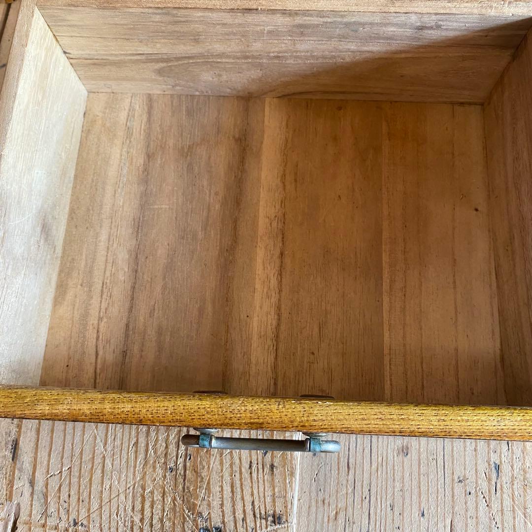 アンティーク ガラス 戸棚 キャビネット 箪笥 昭和レトロ y151