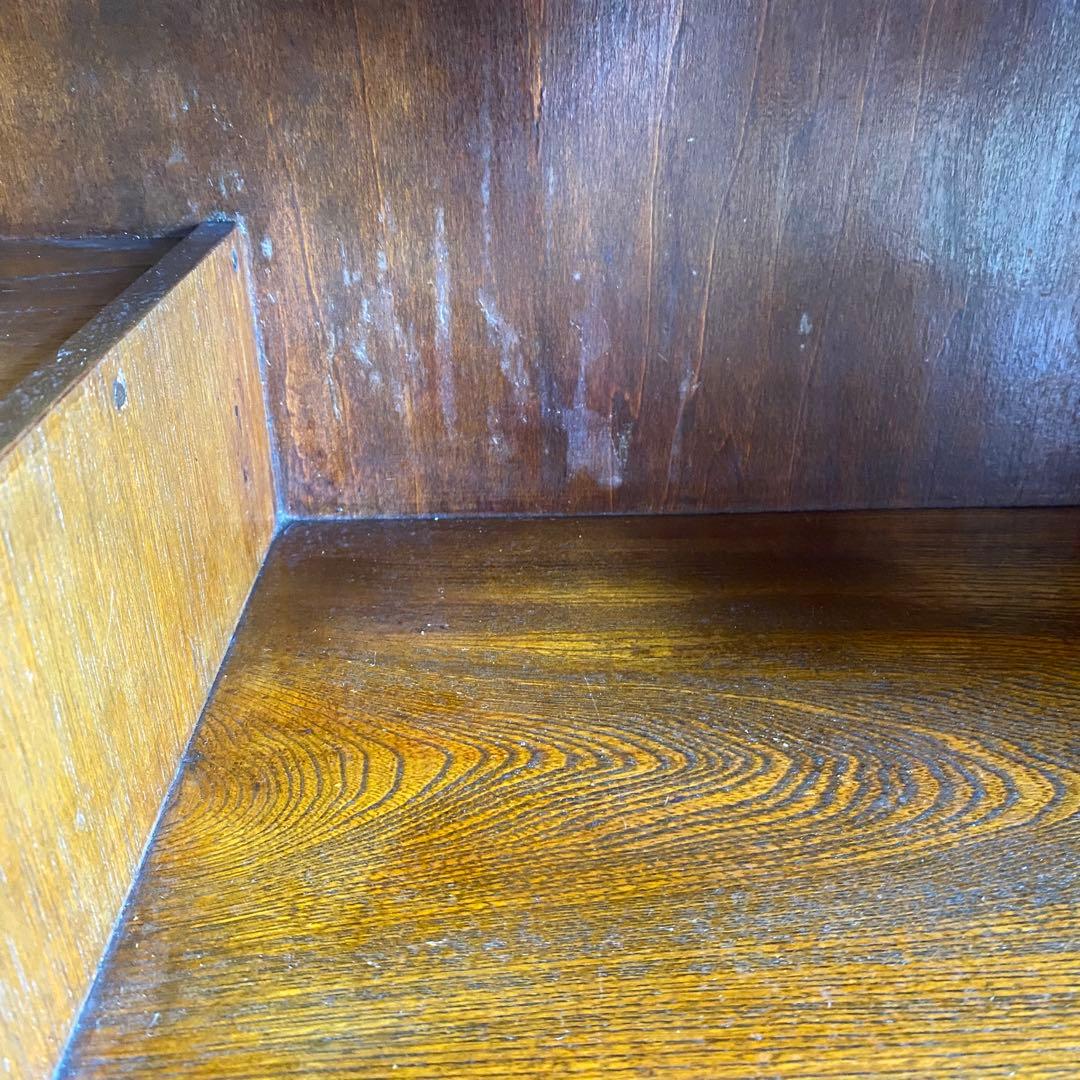 アンティーク ガラス 戸棚 キャビネット 箪笥 昭和レトロ y151