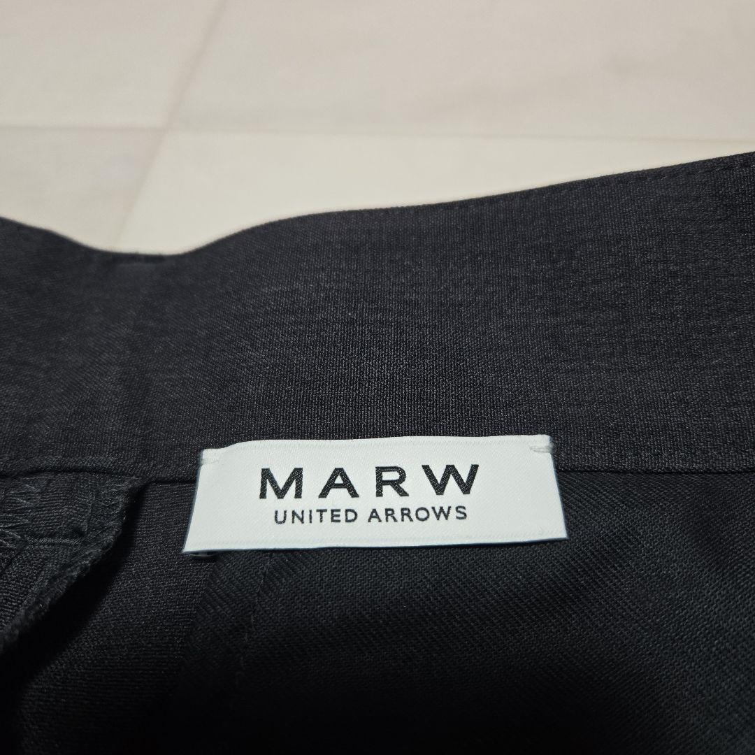 MARW UNITED ARROWS タック ワイド テーパードパンツ 38