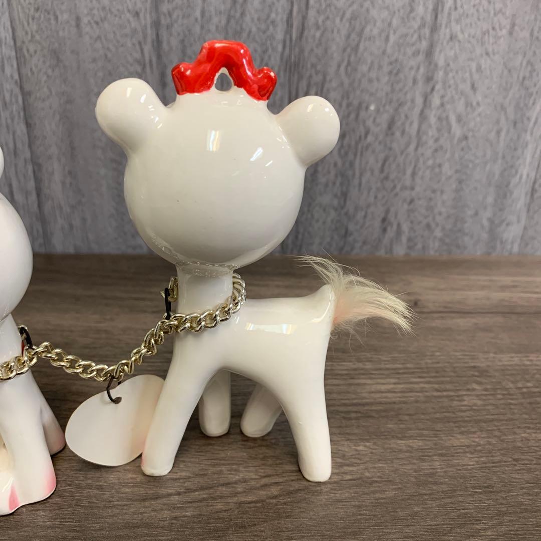 m091701m 内藤ルネ　バンビ　置物　インテリア　陶器　昭和レトロ