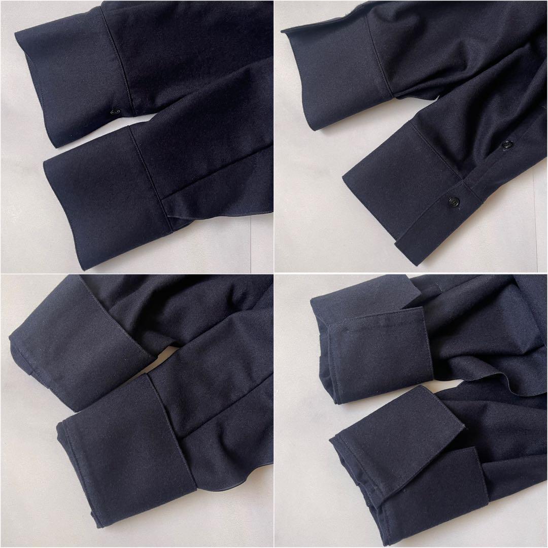 2024 エブール ウールカシミアポプリン リボンタイワンピース 定価10.8万