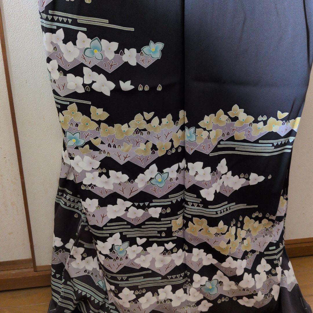 未仕立て　正絹手描き友禅訪問着