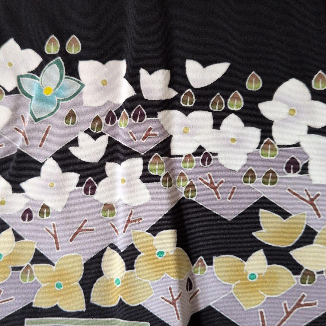 未仕立て　正絹手描き友禅訪問着