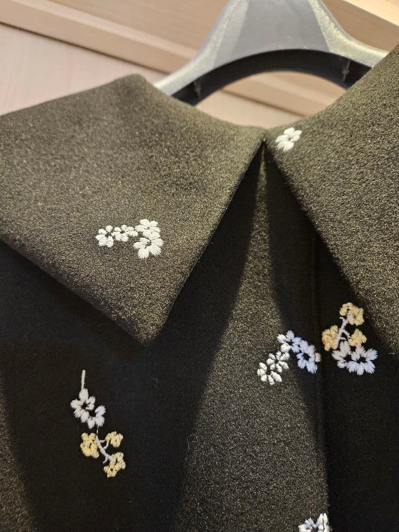 ドノバン　フローレットジレ　ブラック　2way　ブーケデザイン　Aライン