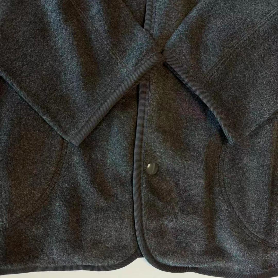 DANTON ノーカラージャケット 42 L ダークグレー