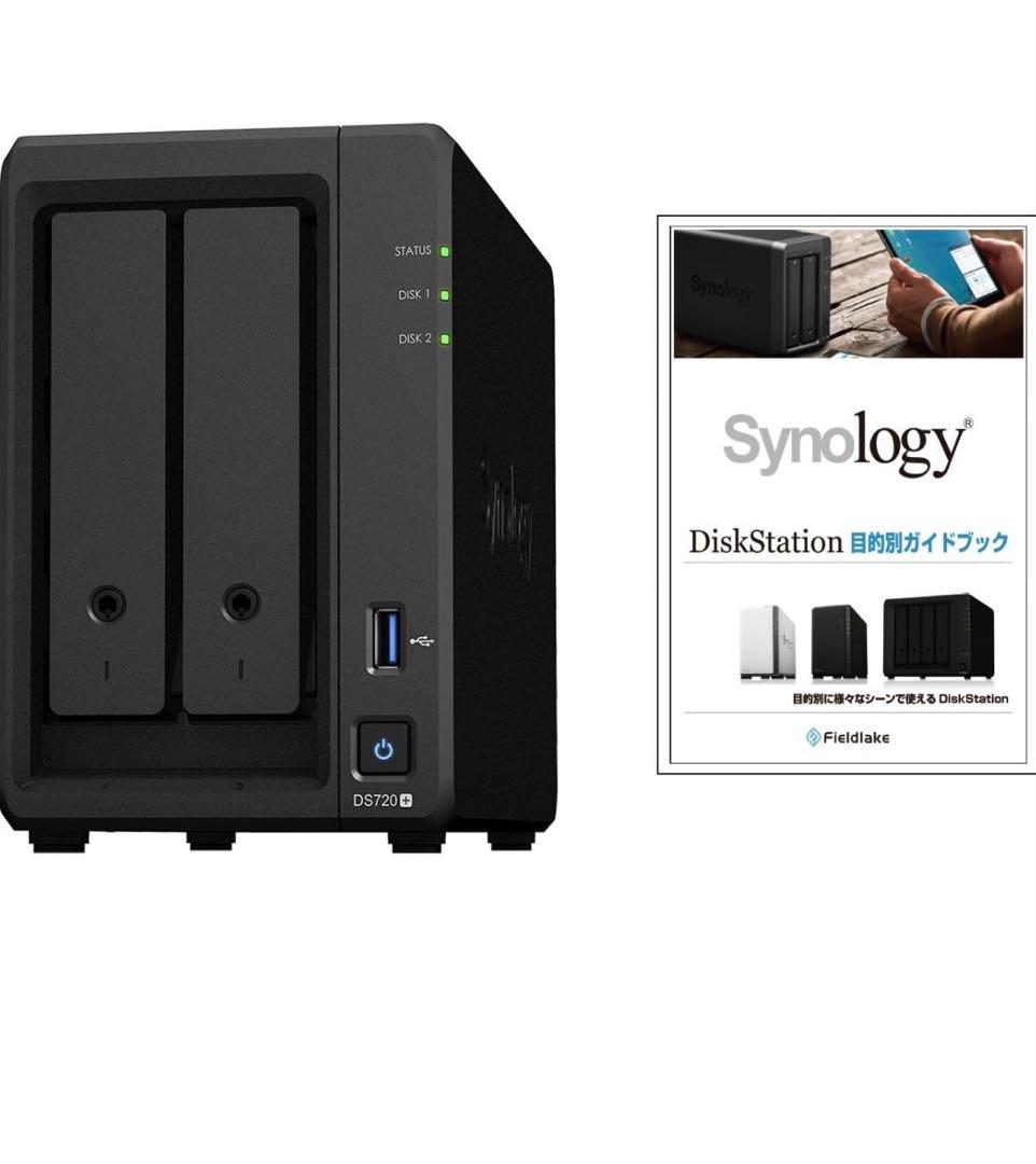 ★Synology NASキット 2ベイ DS720+/JPクアッドコアCPU