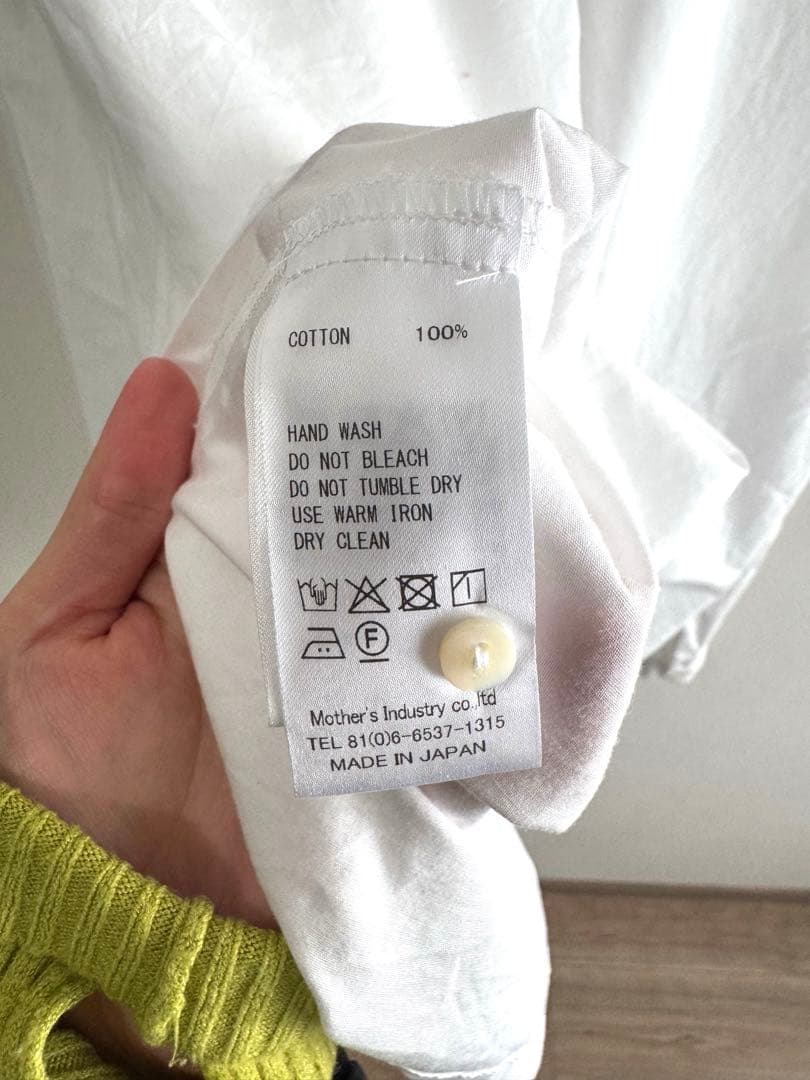 ✴︎美品✴︎ミズイロインド　ダブルカラーシャツ　mizuiroind 婦人服ブラウス