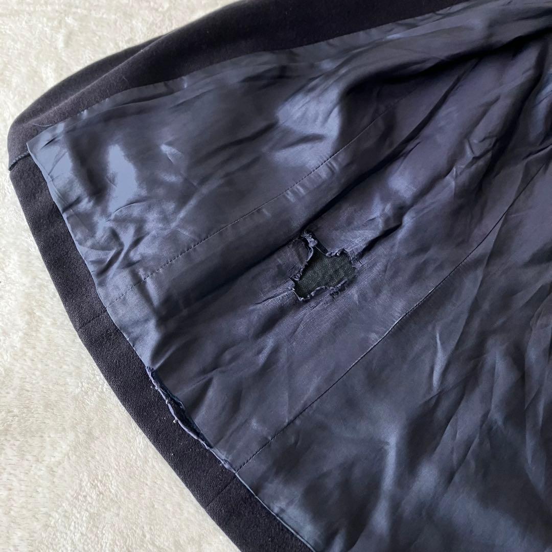 ★美品★イヴサンローラン　ジャケット　42 カシミヤ混　金ボタン　ロゴボタン