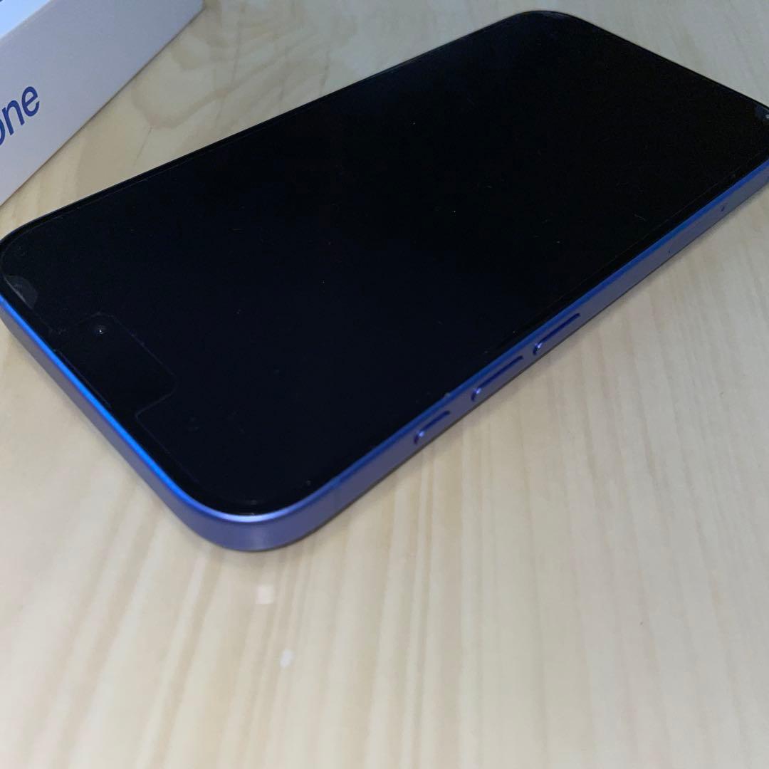 iPhone16 256GB SIMフリー ウルトラマリン ジャンク 背面割れ