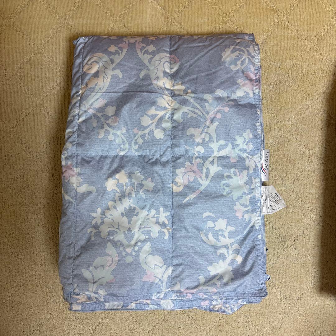 モリリン　洗えるダウンケット　2枚組シングルセット　ホワイトダッグダウン