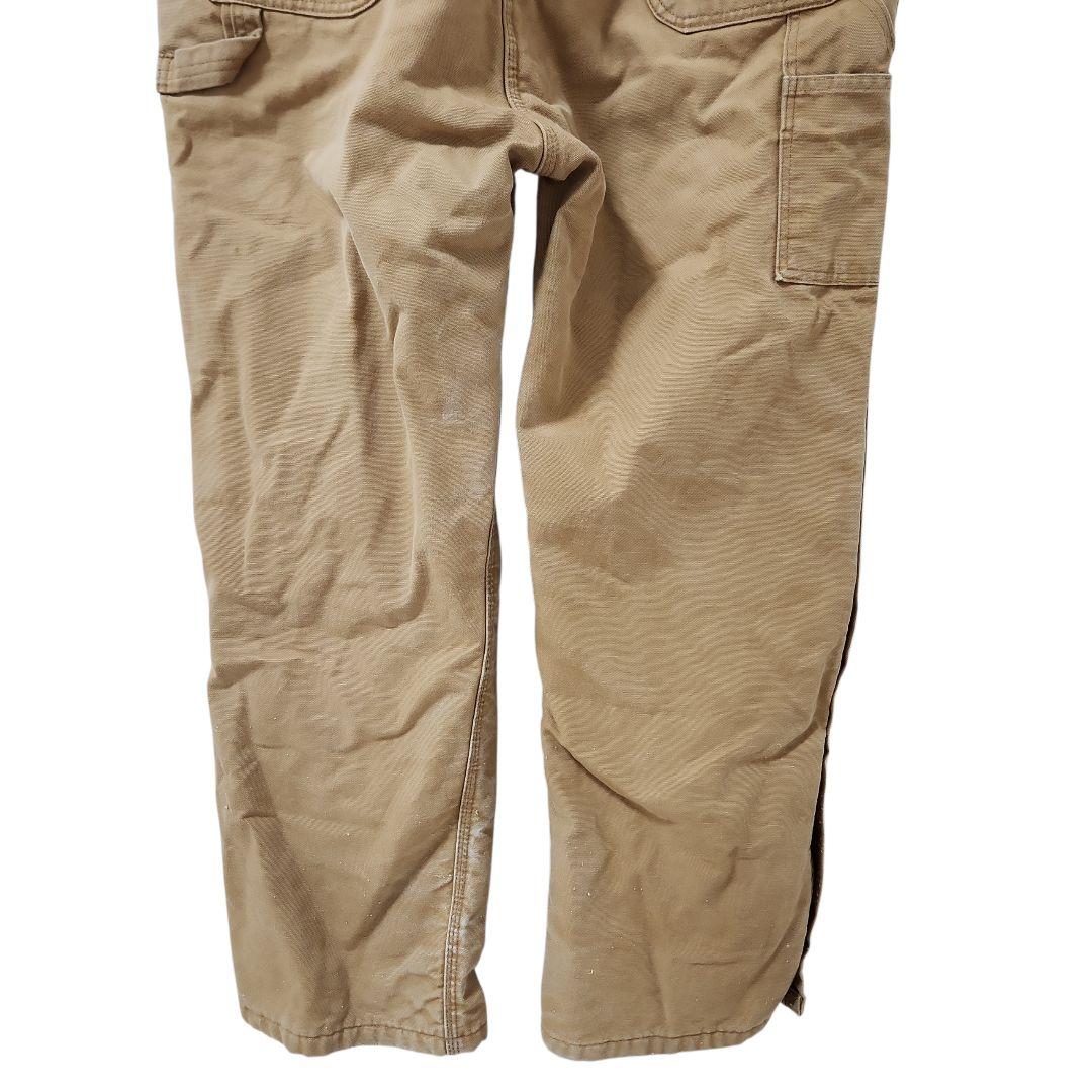 ☆nqnq☆Carhartt ダック 長袖つなぎ 中綿 ワンポイント