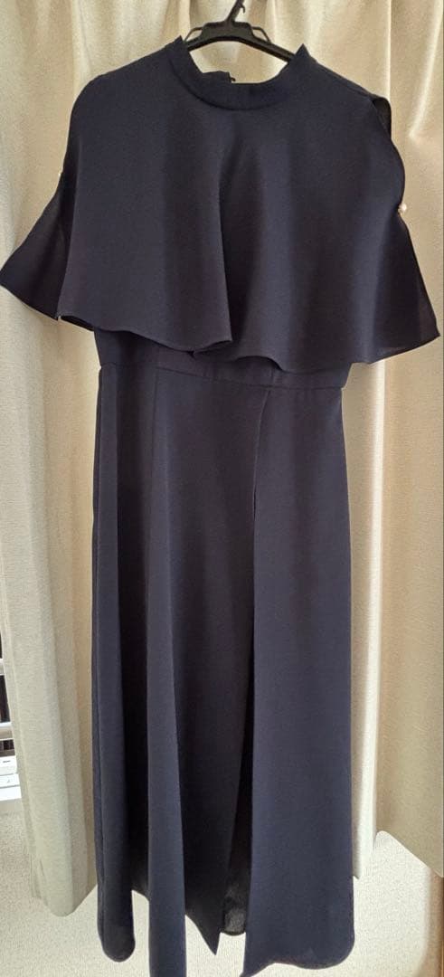 ✴︎formforma別注レースパンツ付きレイヤードドレス　ネイビー