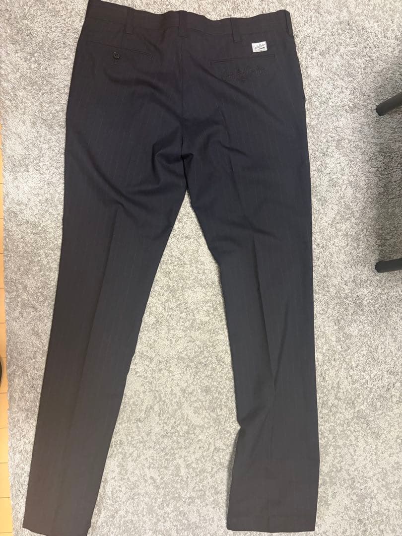 ワコマリア スラックス ストライプ