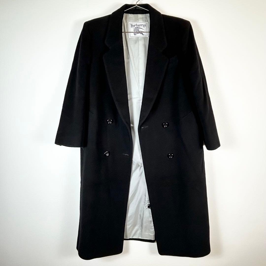 Burberrys バーバリーズ　チェスターコート カシミア混 ブラック 5AP