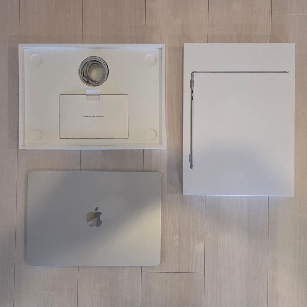 MacBook Air M2 Mid2022 シルバー 8GB 256GBSSD