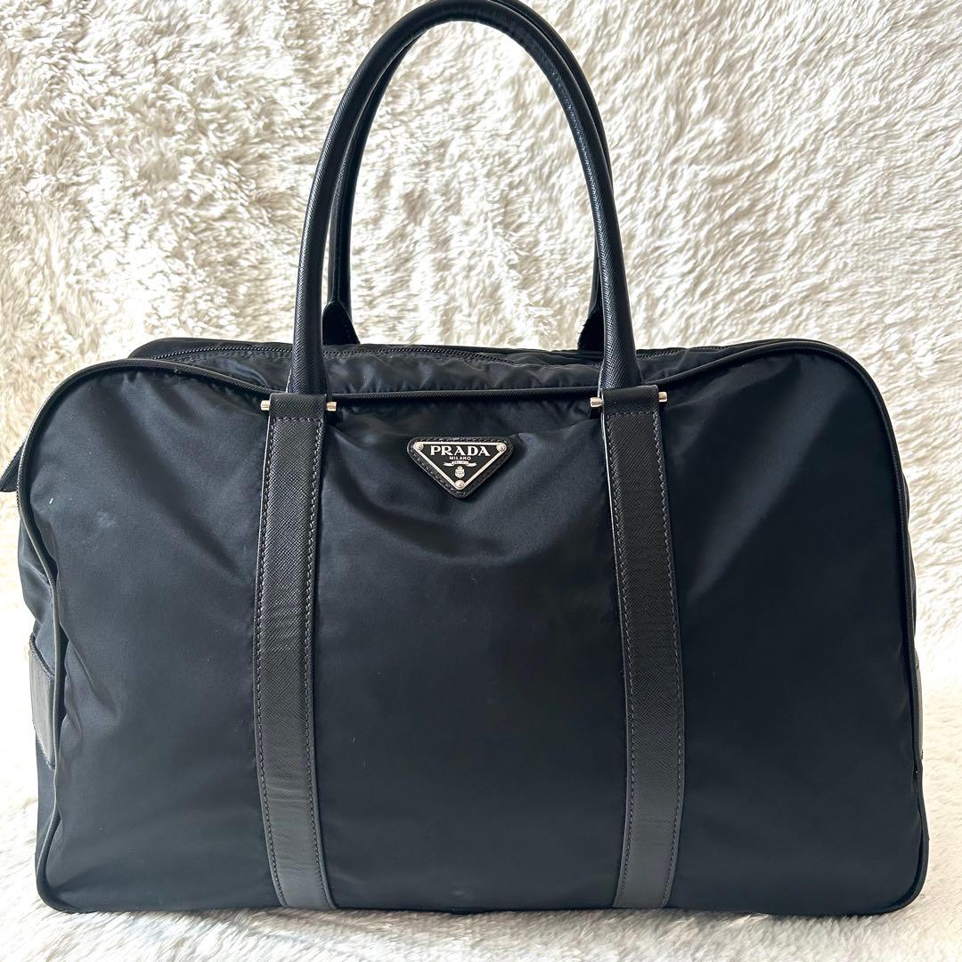 美品✨PRADA プラダ ビジネスバッグ 三角ロゴ　ブリーフケース ナイロン