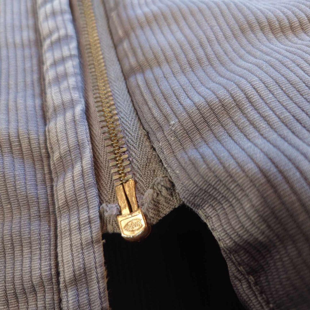 ヴィンテージ 50s フランス ワークコート CROWNジップ 　4739