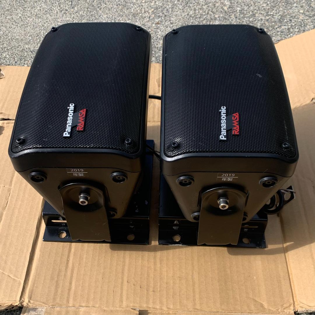 2個　パナソニック ラムサ　WS-BN010-K 　スピーカー 店舗　業務用