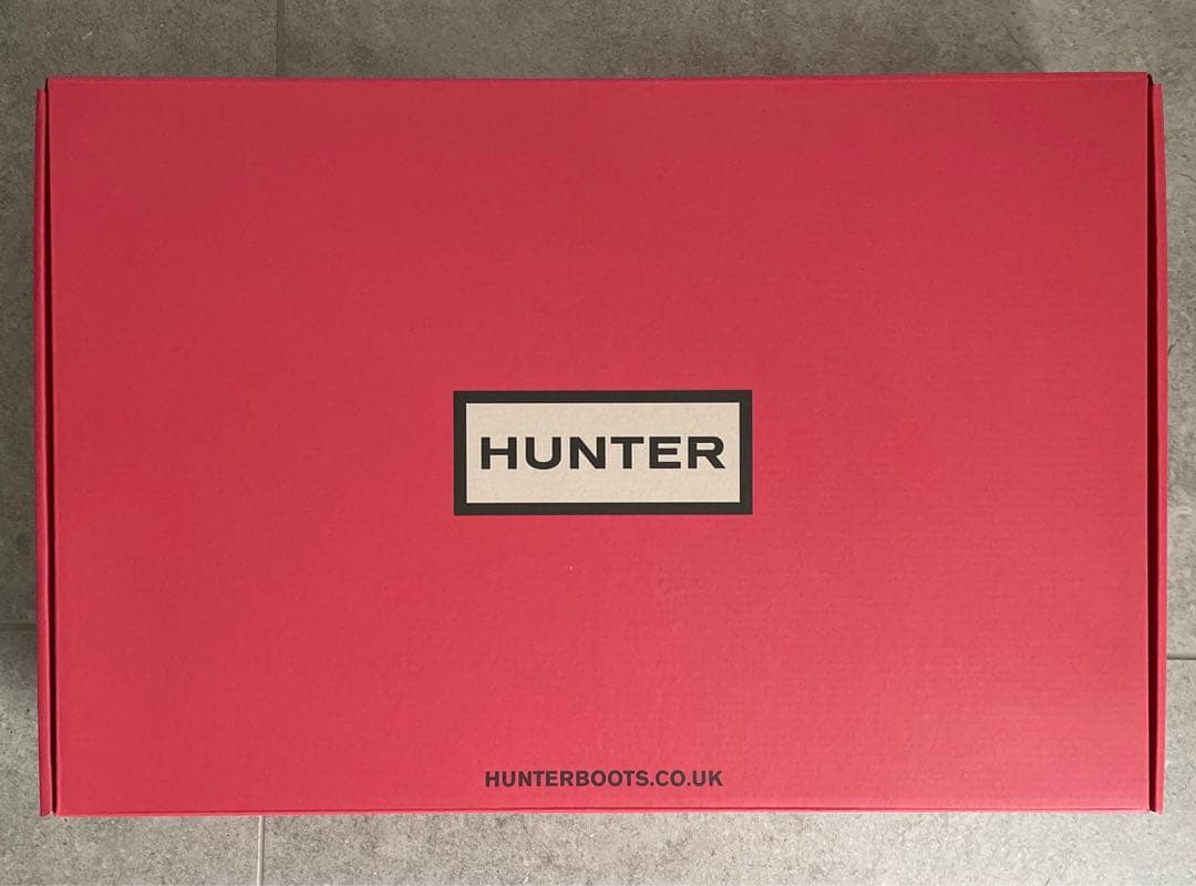 Yui　 【25㎝】HUNTER ロング レインブーツ 雨靴 ブラック 黒