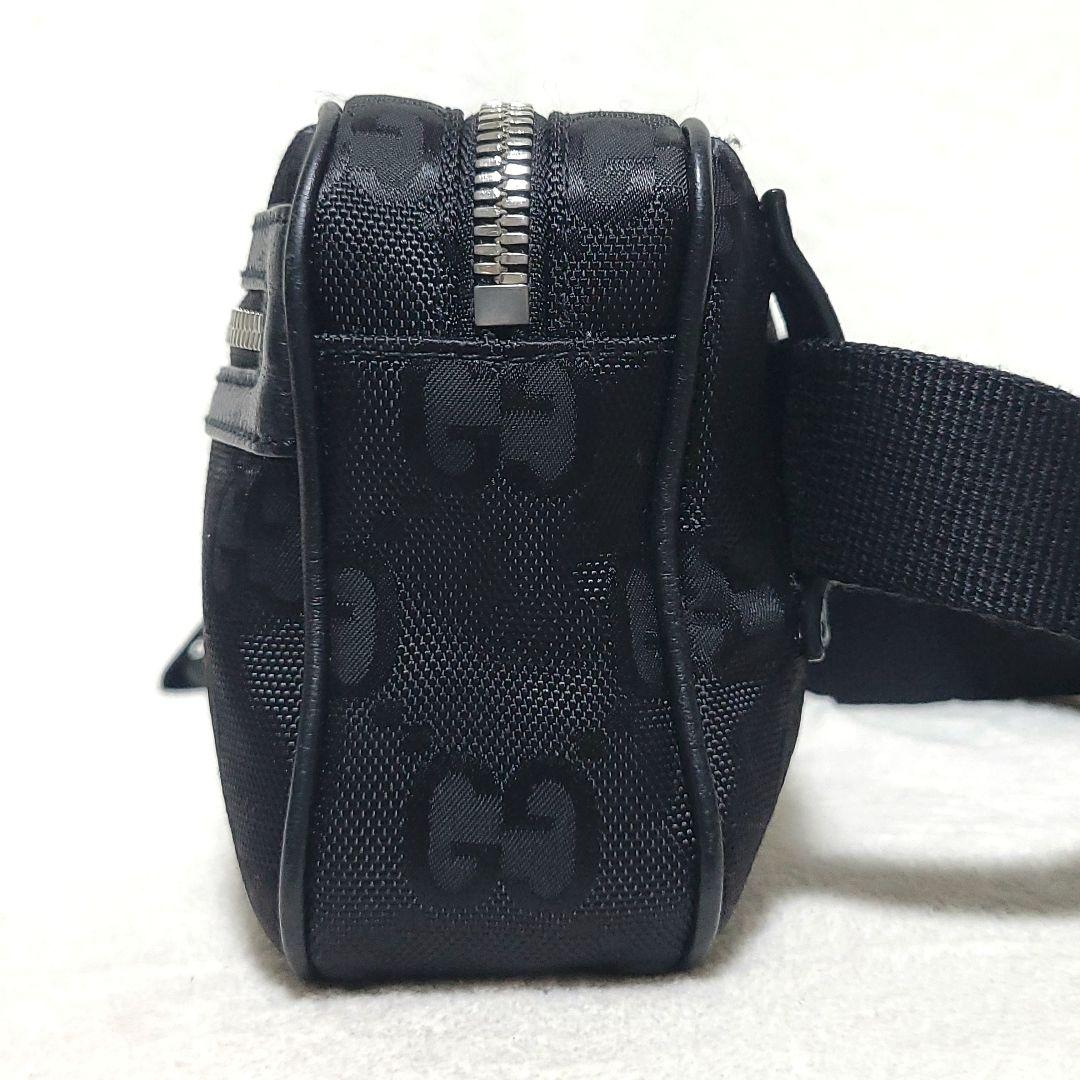 【現行 美品】GUCCI　ボディバッグ オフザグリッド GG柄 631341 黒