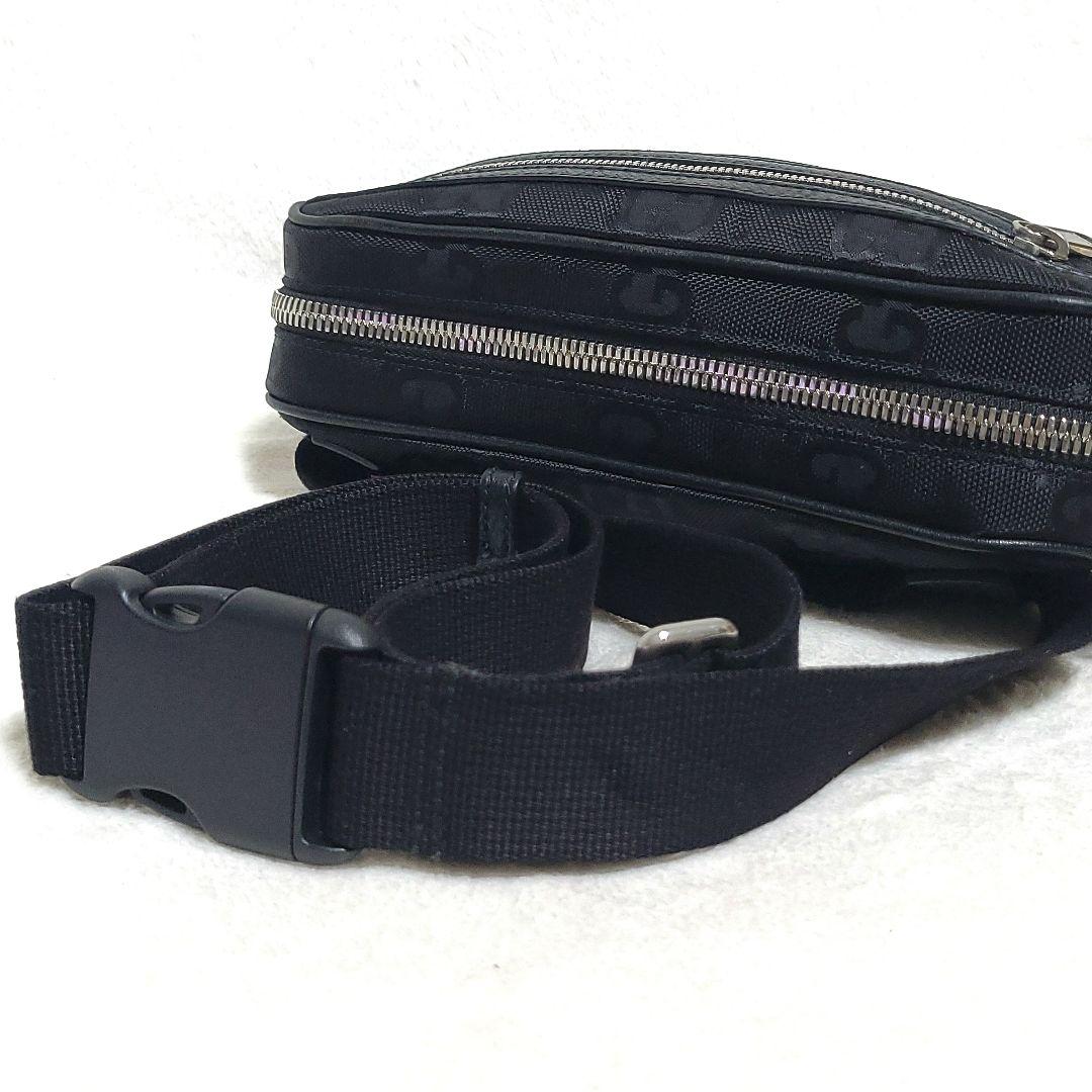【現行 美品】GUCCI　ボディバッグ オフザグリッド GG柄 631341 黒