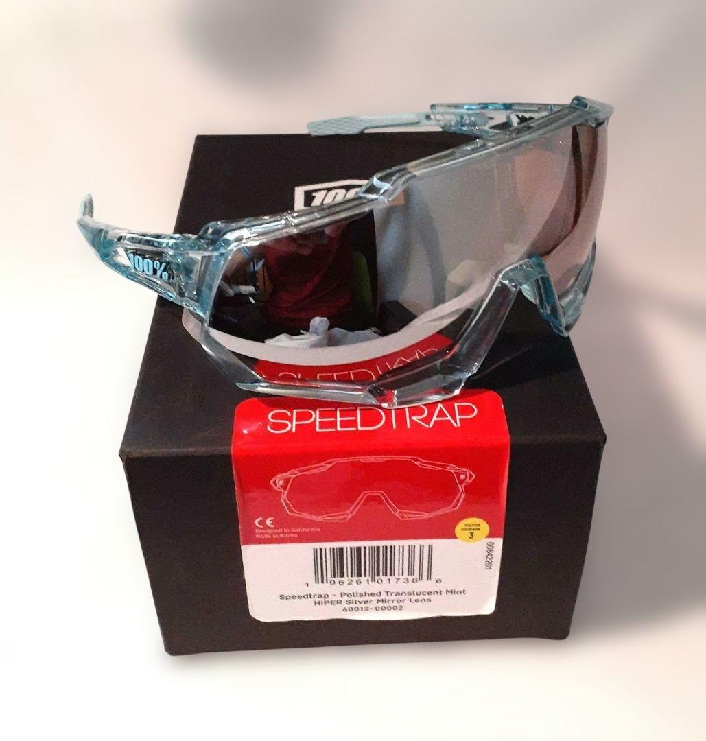100% SPEEDTRAP クリアミント ワンハンドレッド サングラス