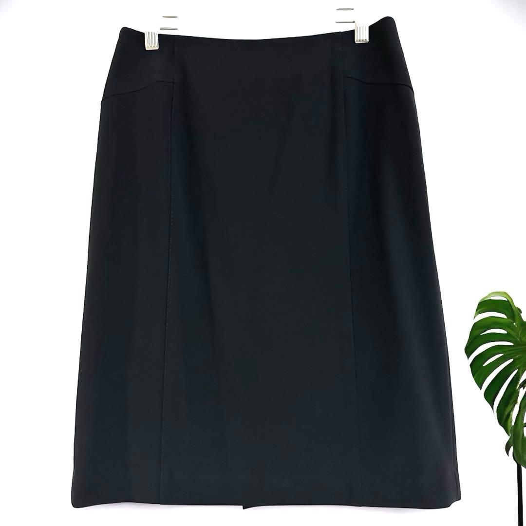 美品/23区/スカートスーツ/セットアップ/フォーマル/ブラック/無地/40