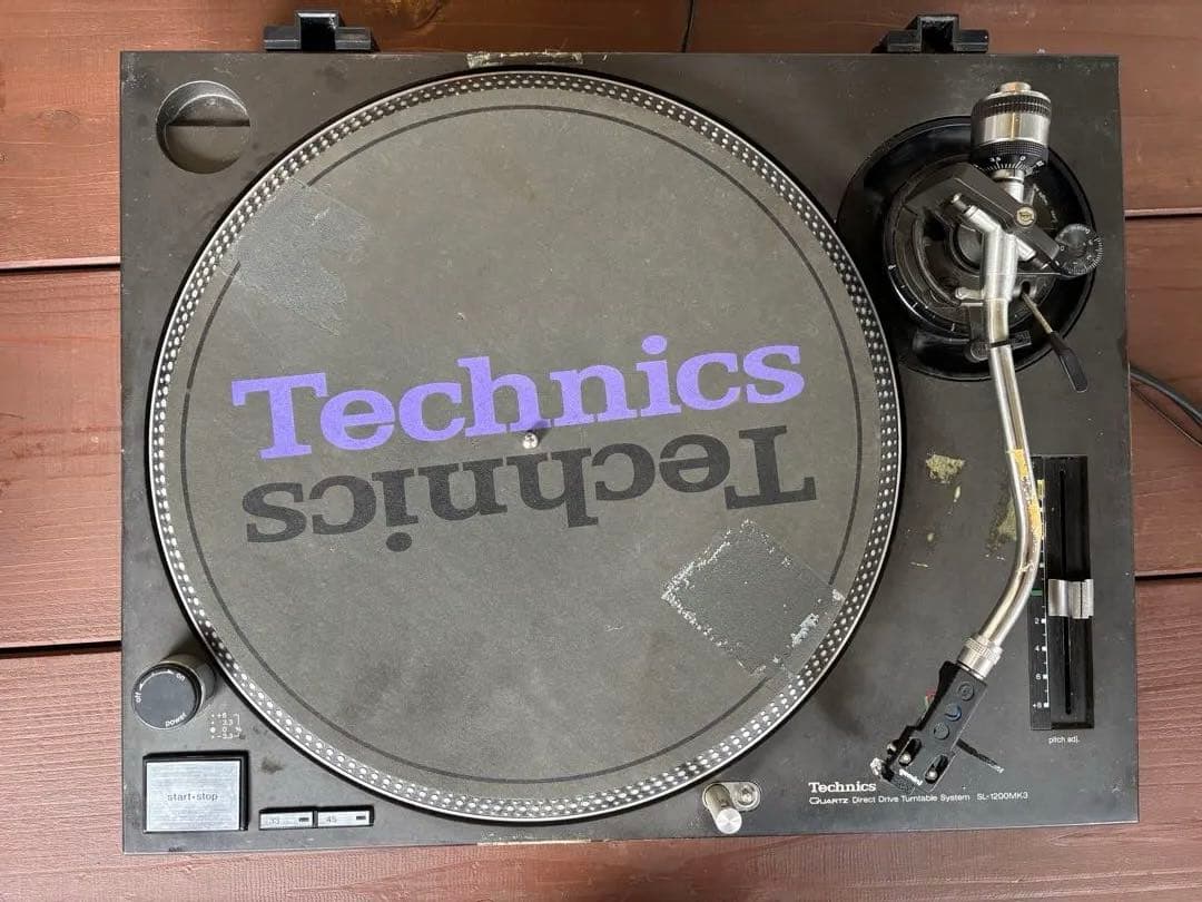 Technics SL-1200MK3-K 動作品 SHURE M44G付
