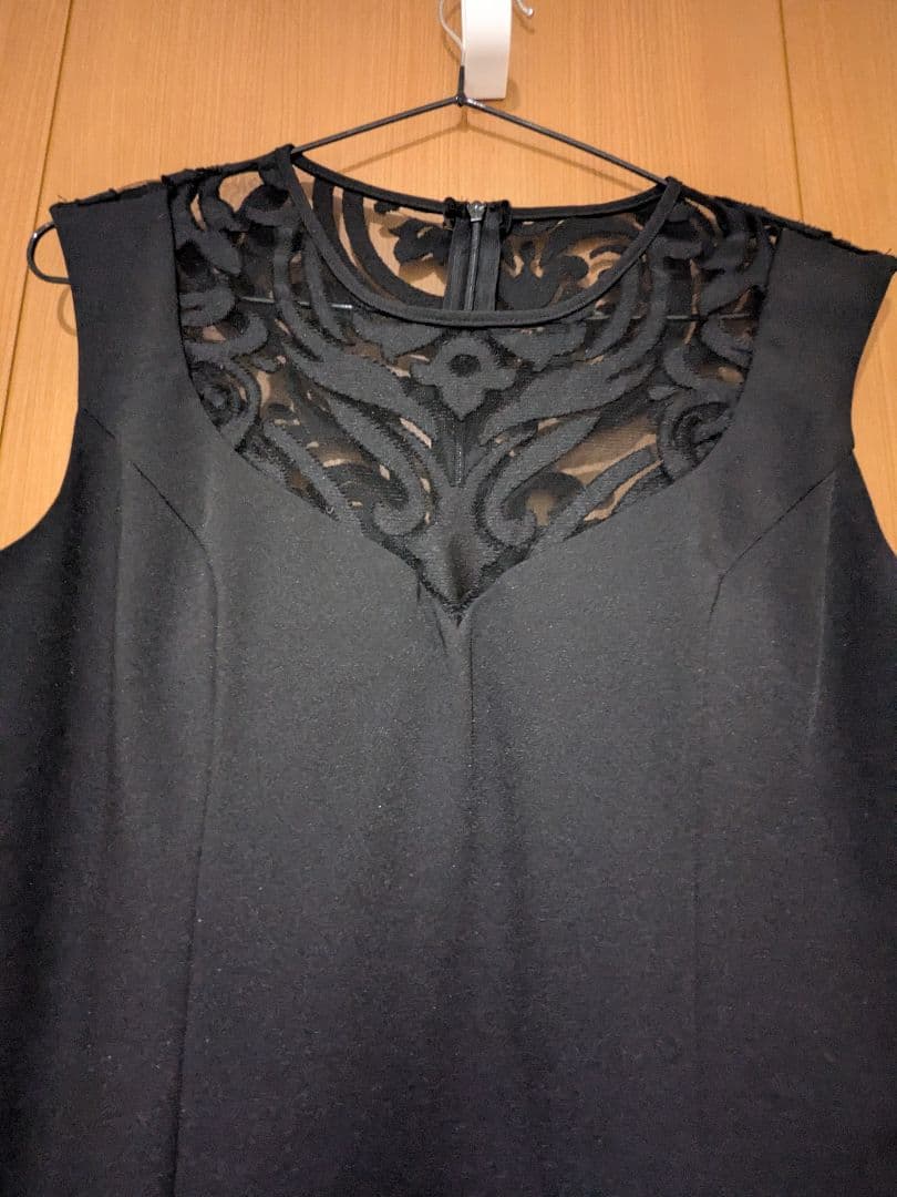 rinfarre 黒 フレアスカートドレス Lサイズ