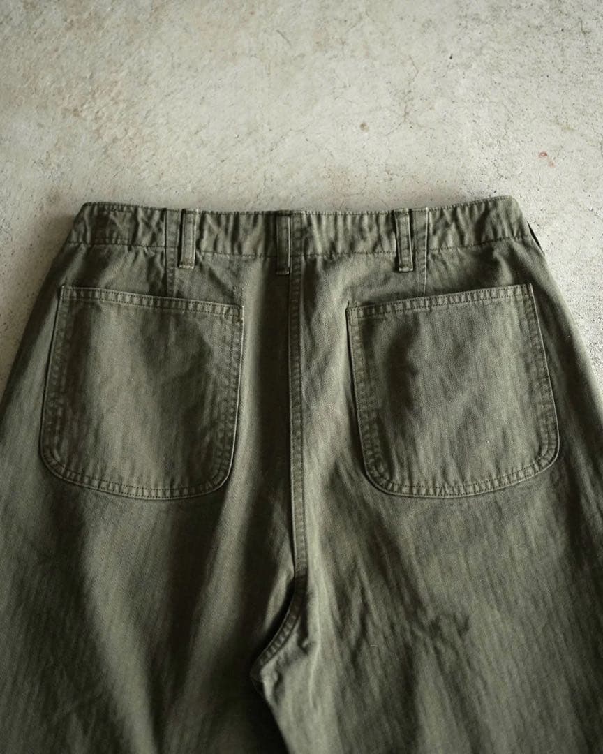 【新品】orSlow HERRINGBONE UTILITY TROUSERS