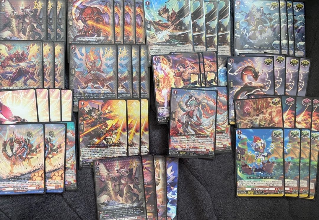 ヴァンガード　ドラゴニック・オーバーロード・ジ・エンド　デッキ　パーツ付き