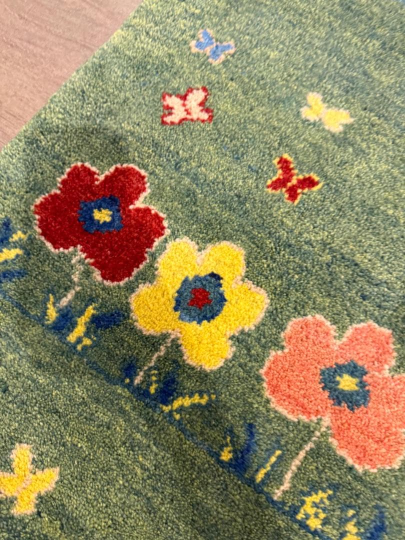 198x50cm ペルシャギャッベ ランナー (ギャベ) ペルシャ絨毯 ギャッベ