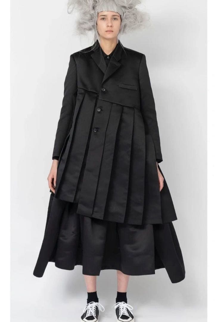 2022AW コムコム　コムデギャルソン　プリーツ　ジャケット　コート