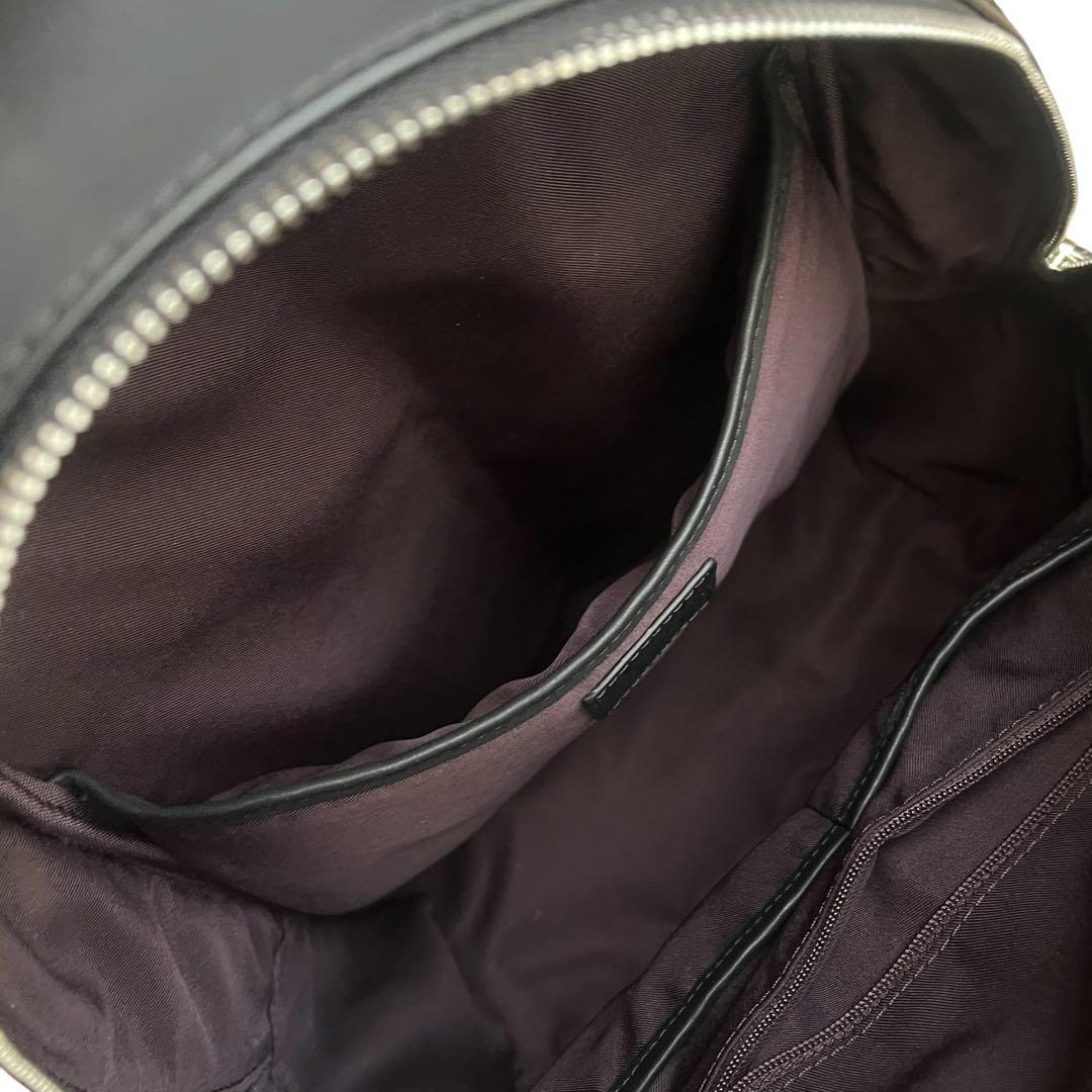 【極美品】epe ベジタブルタンニンレザー ラウンドリュック A4 PC 黒