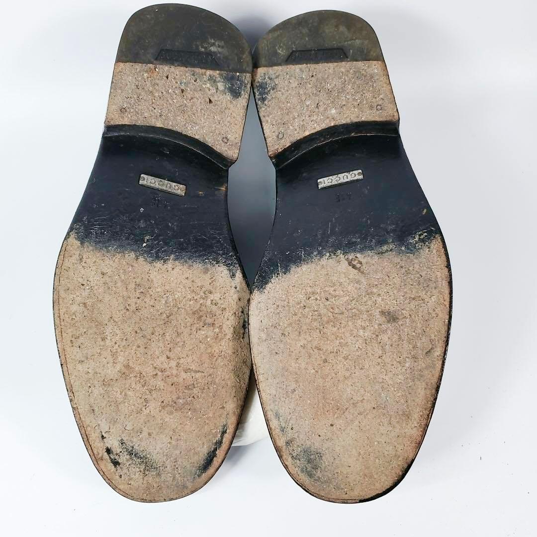 GUCCI グッチ　ビジネスシューズ(41)革靴　プレーントゥ　黒