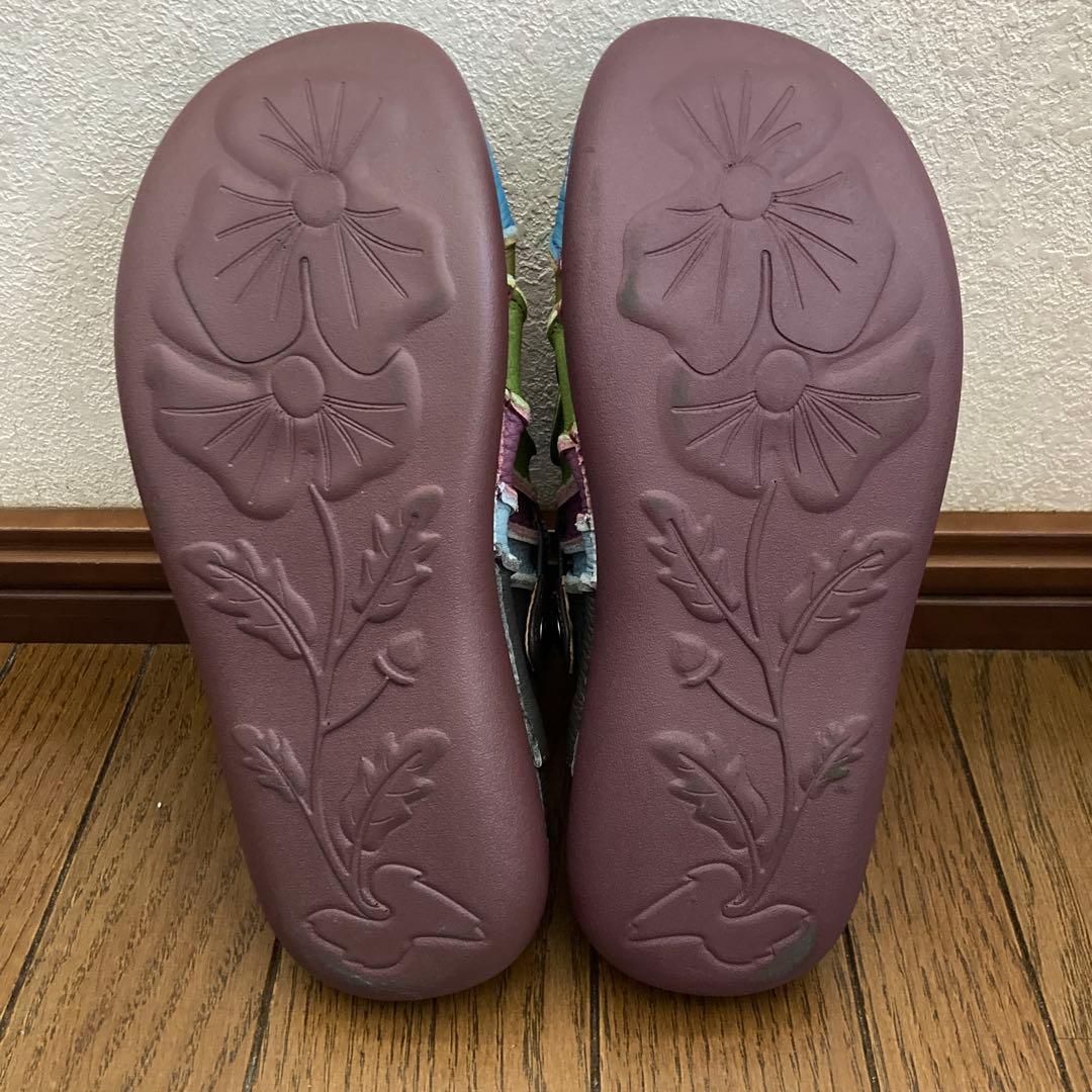 Estacion　エスタシオン　本革うずまき2wayサボシューズ　レザー　L