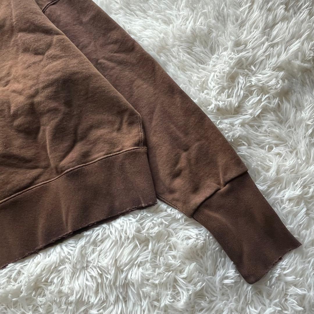 Whim Gazette ヴィンテージ加工　裏起毛　プルオーバー　スウェット