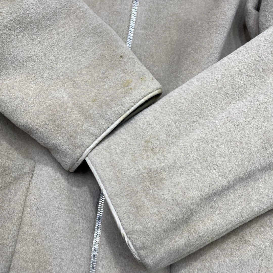 エルメス シルクブルゾン マルジェラ期 総柄 馬車 リバーシブル ハーフコート