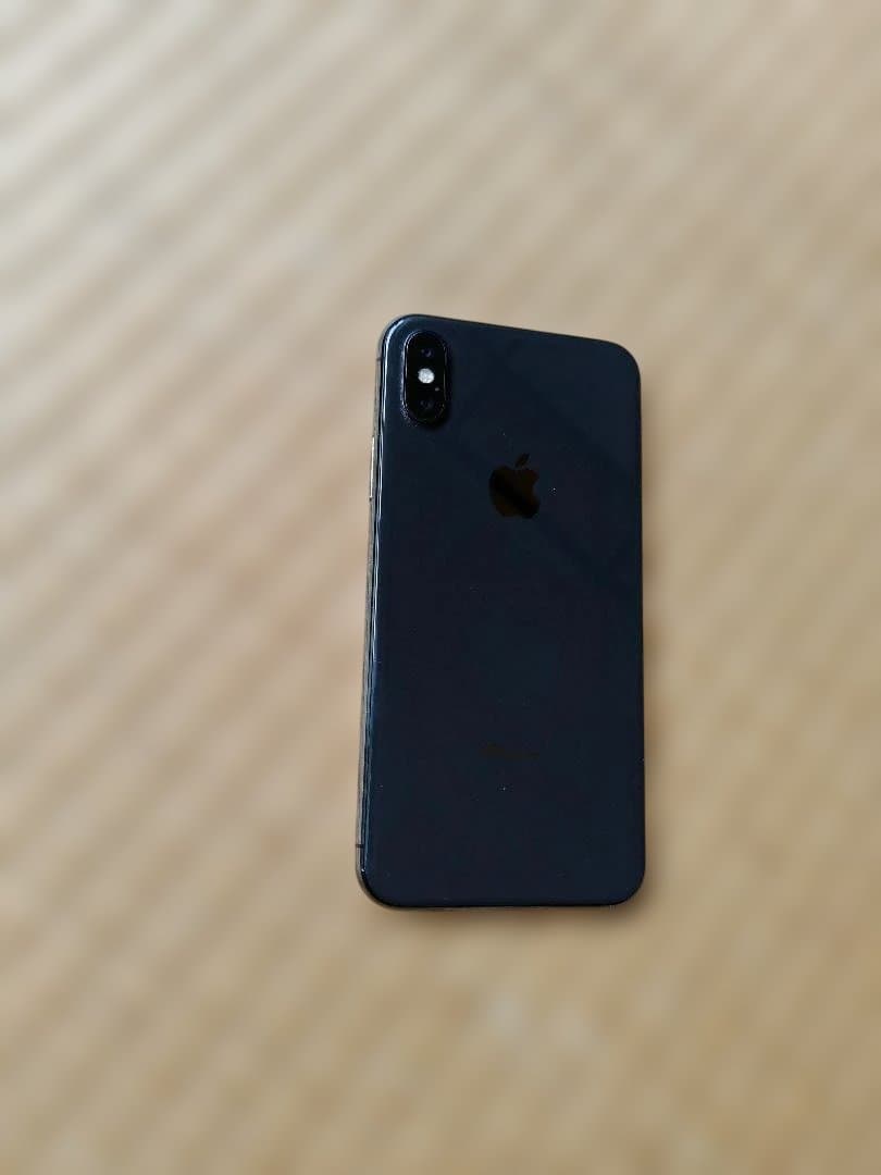 【美品 iPhone X スペースグレイ 256GB バッテリー残100%