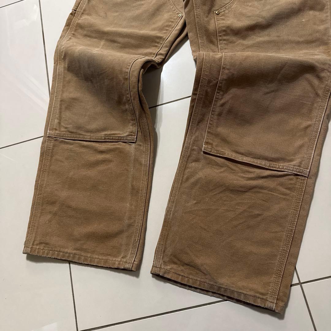 USA製 Carhartt ダブルニーペインターパンツ BRN W36L30