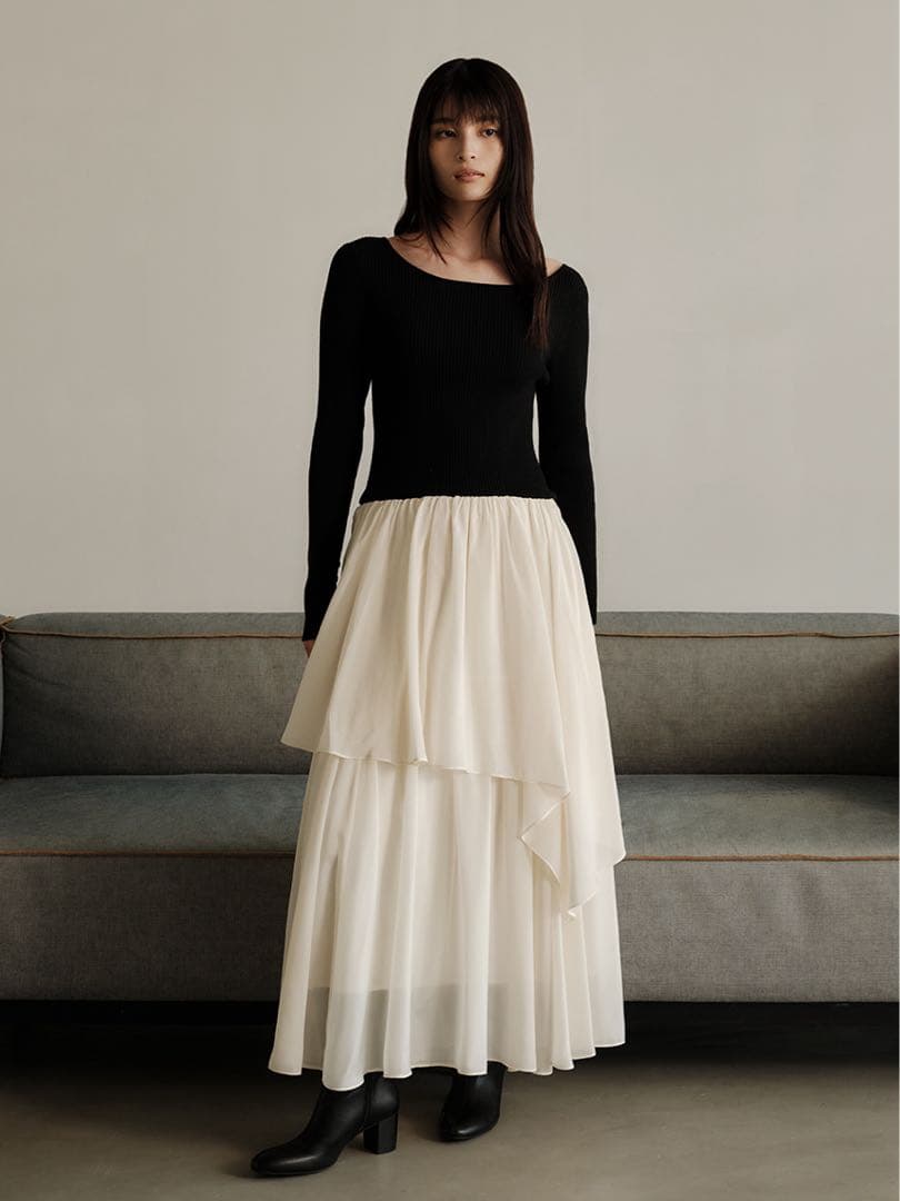 ニットドッキングワンピースfrayid