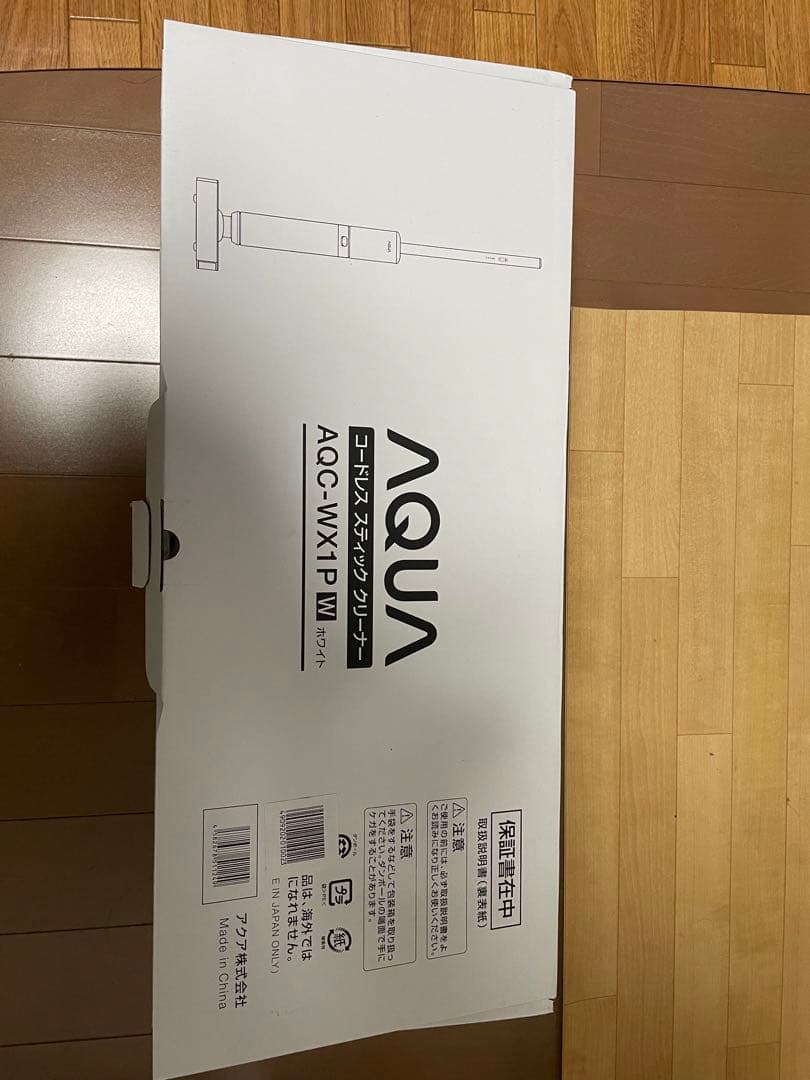 AQUAコードレススティック掃除機 ホワイト ［コードレス］AQC-WX1P-W