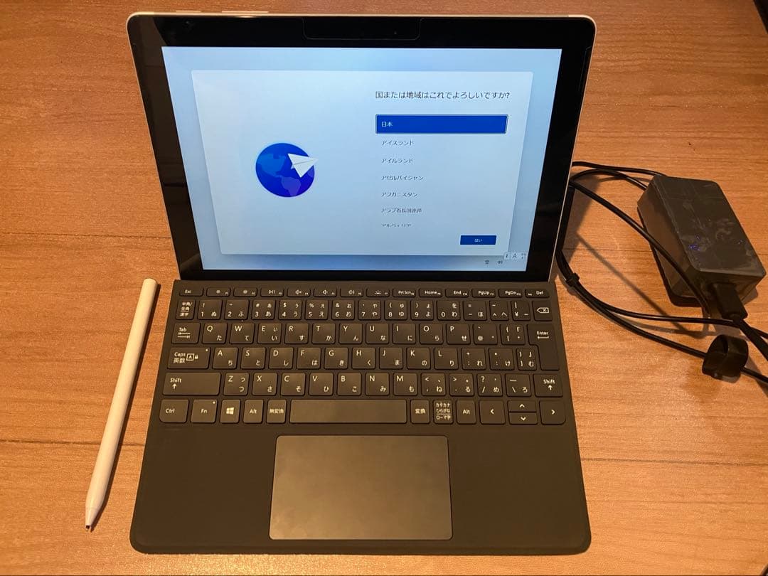 Surface GO 本体 純正キーボード 充電器 非純正ペン