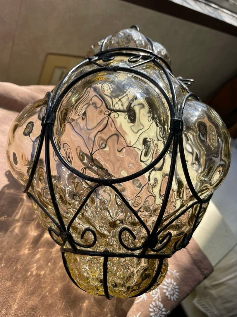 Takashiですムラーノ　ガラス　ペンダントライト　ランプ　シェード　大