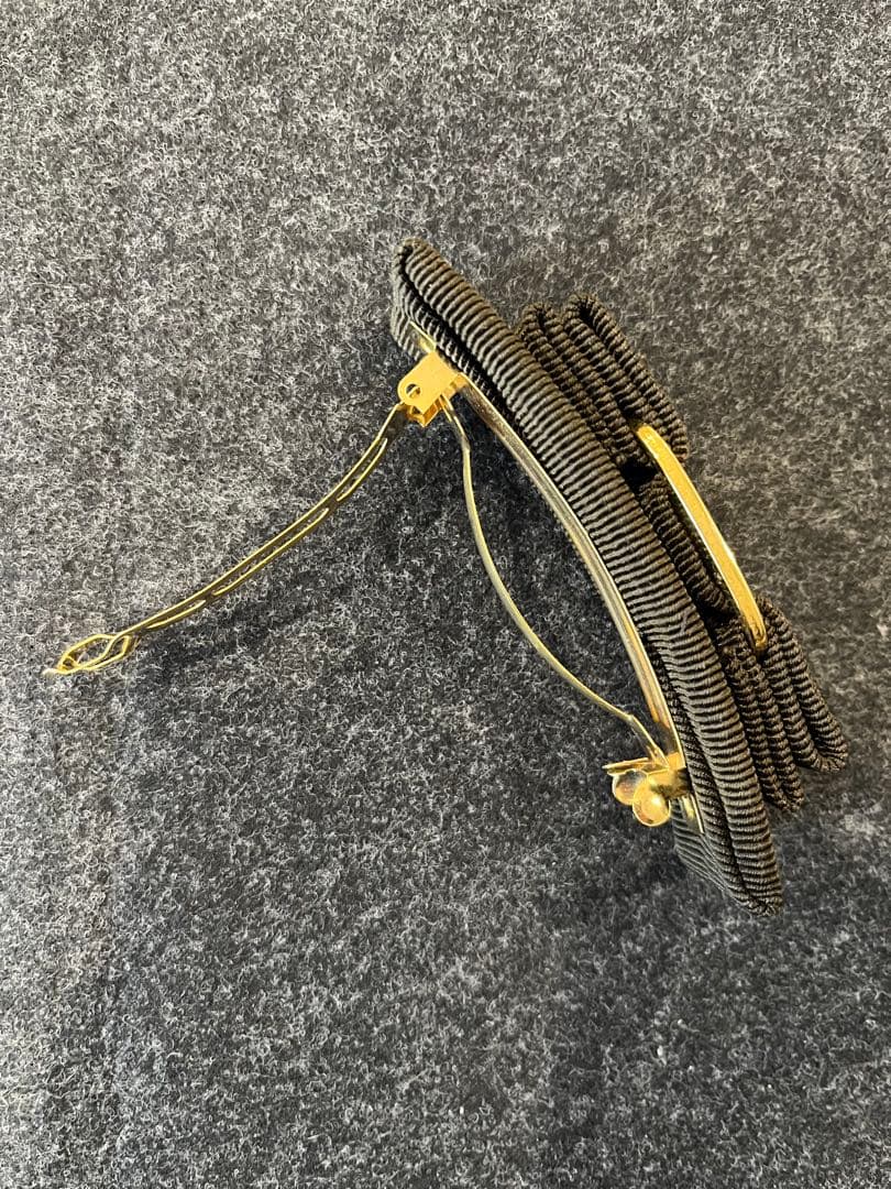 ★お値下げフェラガモヴァラヘアバレッタゴールド金具★