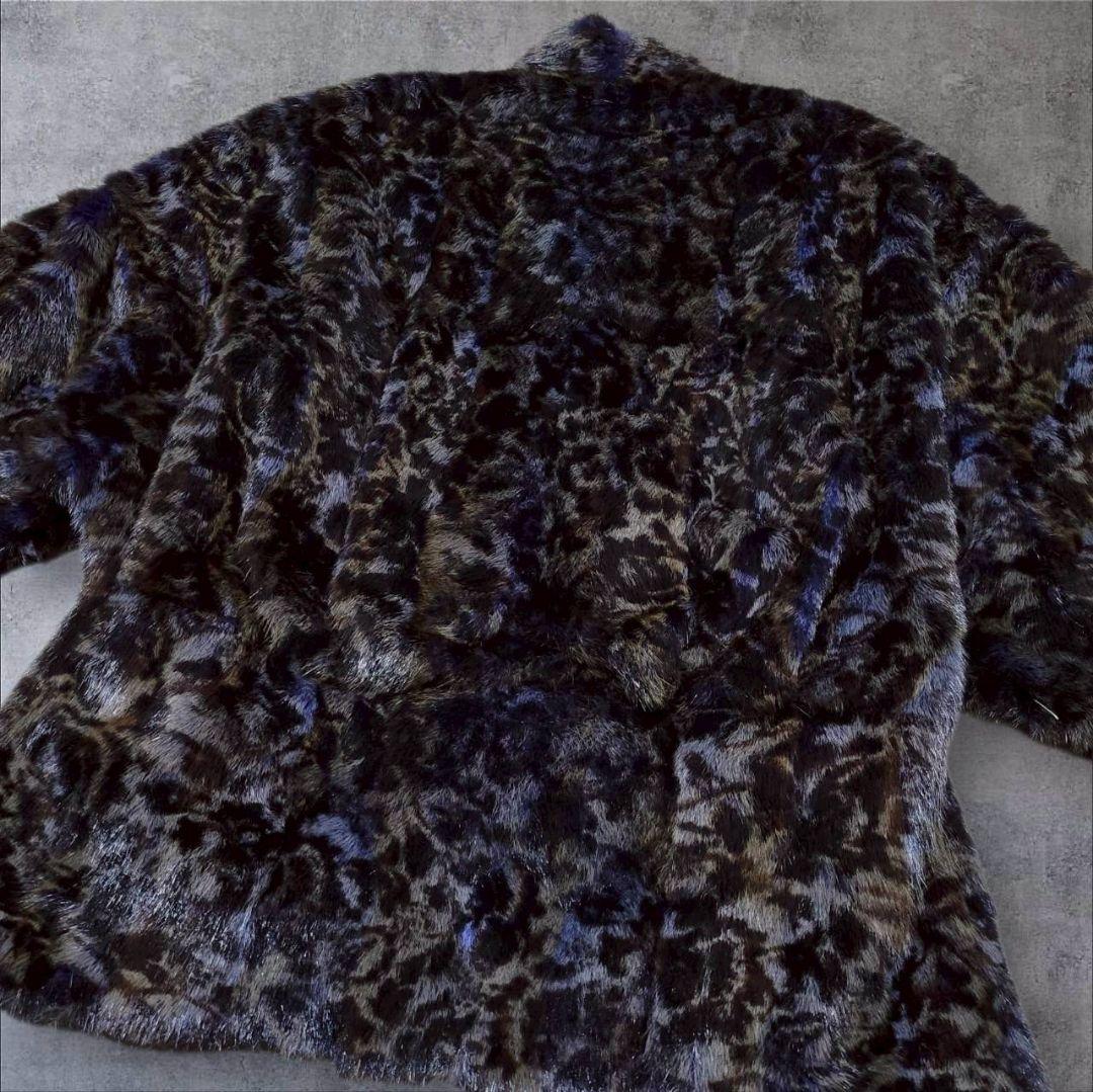 【希少】EMBA エンバ ファーコート ヴィーゼル アメジスト ドルマン