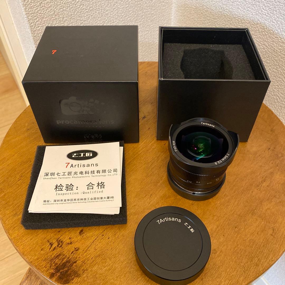 7Artisans 7.5mm F2.8 Fish-eye 魚眼レンズ EF