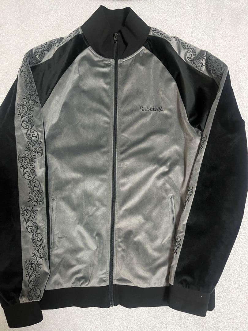 Subciety ベロアトラックジャケット