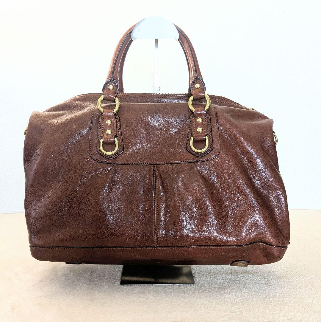 COACH マディソンサブリナ　2way ブラウン/グリーン